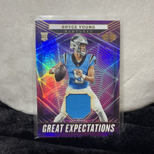 Panini 2023 Illusions Bryce Young Rookie Memorabilia Insert Card Panthers GE-BYO