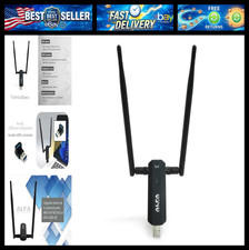 ALFA AWUS036AXM WiFi 6E USB 3.0 USB Adapter, AXE3000 Tri-Band 6Ghz/5.8GHz/2.4GHz