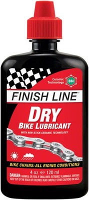 Dry Bike Chain Lube with Ceramic Technology - Finish Line Dry Lube with Ceramic