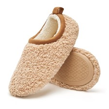 Women's Indoor Slippers Fluffy Plush Memory Foam House Shoes Cozy Non-Slip So...
