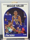 Front of 1989-90 NBA Hoops - Reggie Miller #29