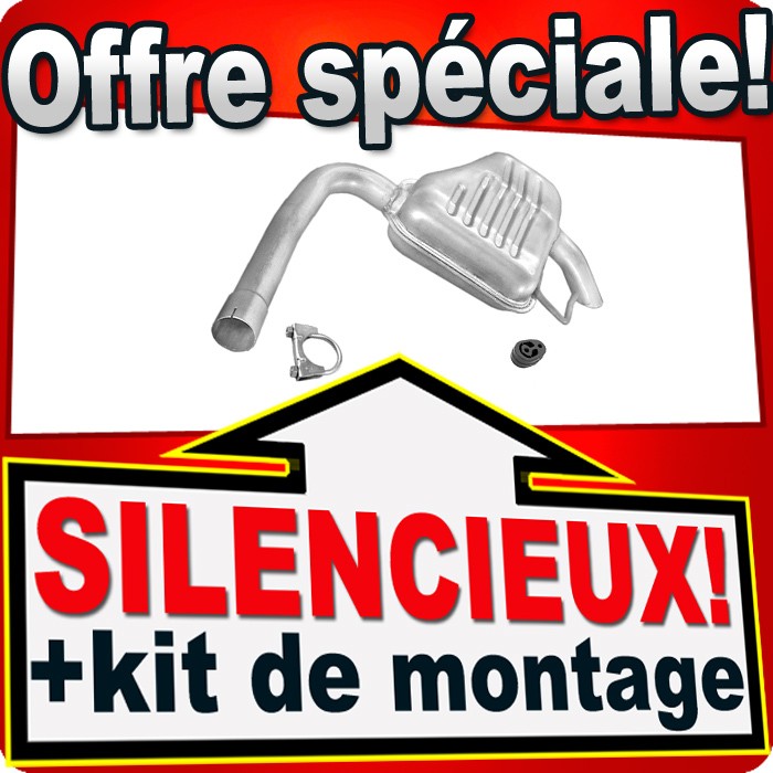 Silencieux arrière droit pour Ford Mondeo I et II 2.5i 24V 170 CH