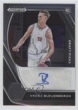2021-22 Panini Prizm Draft Picks Vrenz Bleijenbergh #DP-WBL Auto 0o87