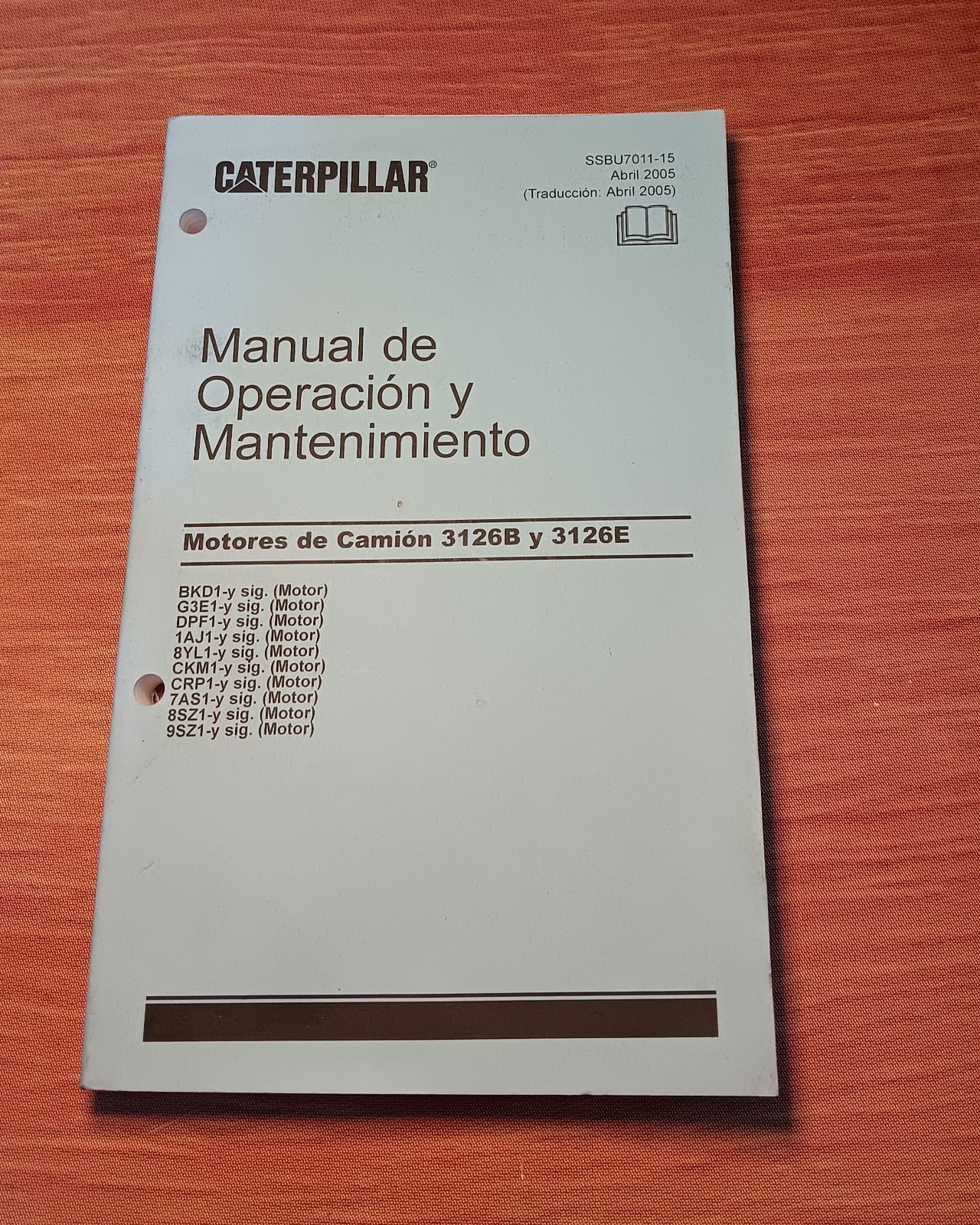 Manual De Operaci贸n Y Mantenimiento (Motores De Cami贸n 3126B Y3126E)