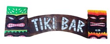 24 TIKI MAN TIKI BAR SIGN TROPICAL WALL ART TIKI DECOR