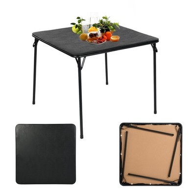 Ingenuity Klapptisch, quadratisch, 86 x 86 cm, Metallgestell,