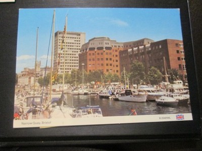 Postkarte - Narrow Quay, Bristol (unbespielt)
