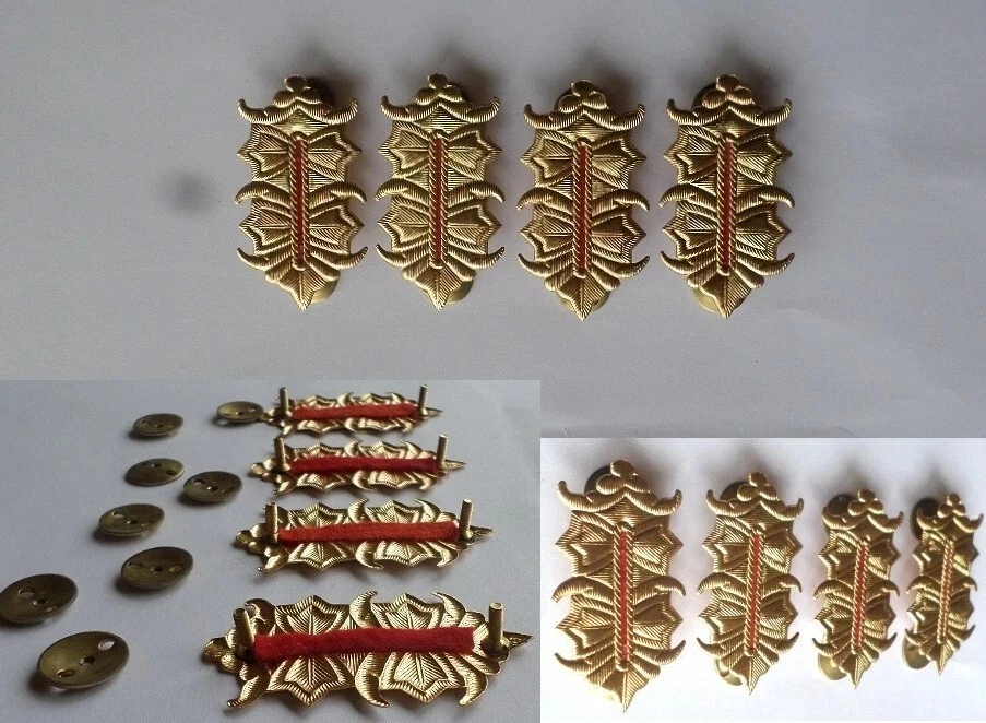 4 DDR Arabesken (für General - Uniform - Jacke ) Armee NVA STASI East germany - Bild 4 von 4