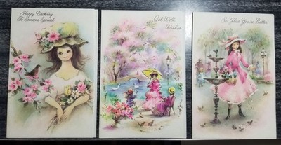 Coronation Greeting Card Assortment 8 Cards & 7 Env Vtg