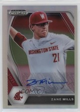 2021 Panini Prizm Draft Picks Silver Prizm Auto Zane Mills #PDP120 Auto rf2