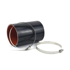 ID 4" 102 mm Silicone Hose Straight Pipe Coupler with Clamp Four Layers