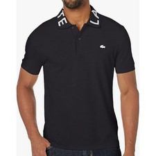 Lacoste Men's Short Sleeve Slim Fit Branded Color Polo Abysm XL