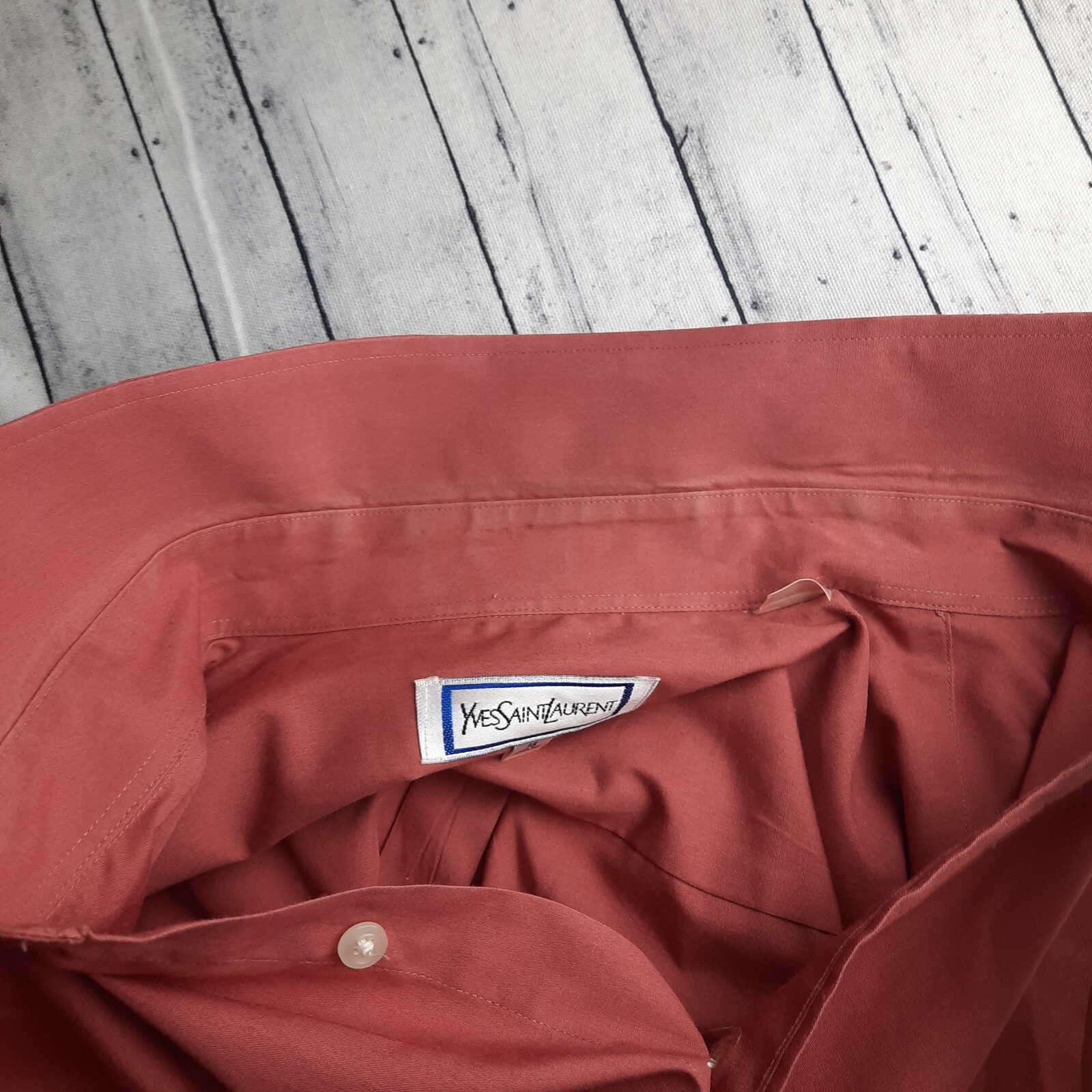 Camicia elegante vintage Yves Saint Laurent uomo 16 34 35