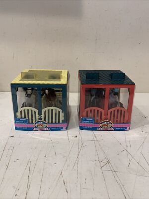 Lot Of 2 NIB Vintage 1996 Kid Kore Shenandoah Riding Club Horse Stable