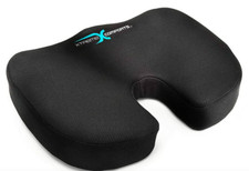 Xtreme Comforts Foam Coccyx Tailbone Cushion - Orthopedic Non-Slip Chair Pillow