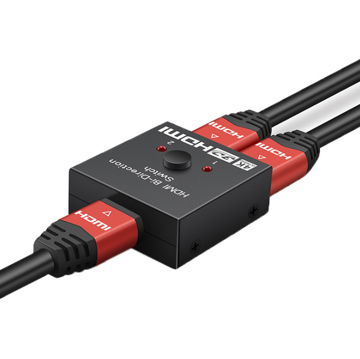 HDMI Switch 2 In 1 Out 4K 60hz HDMI Switcher 2 Port, Bi-Directi - Foto 2