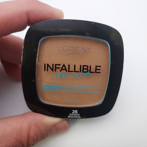 LOT OF 2 LOREAL Infallible PRO GLOW Lasting Glow Powder 26 SUN BEIGE  - Picture 6 of 7