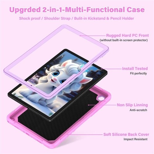 For Samsung Galaxy Tab A9 Plus 11" X210 Kids Shockproof Stand Case Cover Strap - Picture 41 of 59