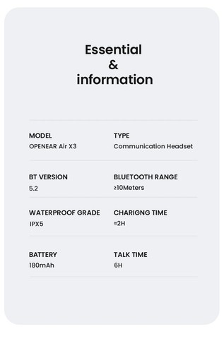 Bone Conduction Earphones With Mic Wireless Bluetooth Headset Sport Headphones - Picture 12 of 12