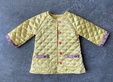 American Girl Doll Julie Robe Yellow Pajamas PJs Quilted Clothes Outfit Play AG