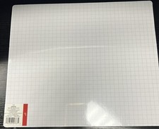 10" x 12" Reversible Double-Sided Dry Erase Board GRAPH/BLANK Brand New Sealed -
