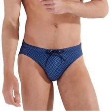 HOM Morny Swim Mini Brief mens beach bikini male slip drawstring lined front