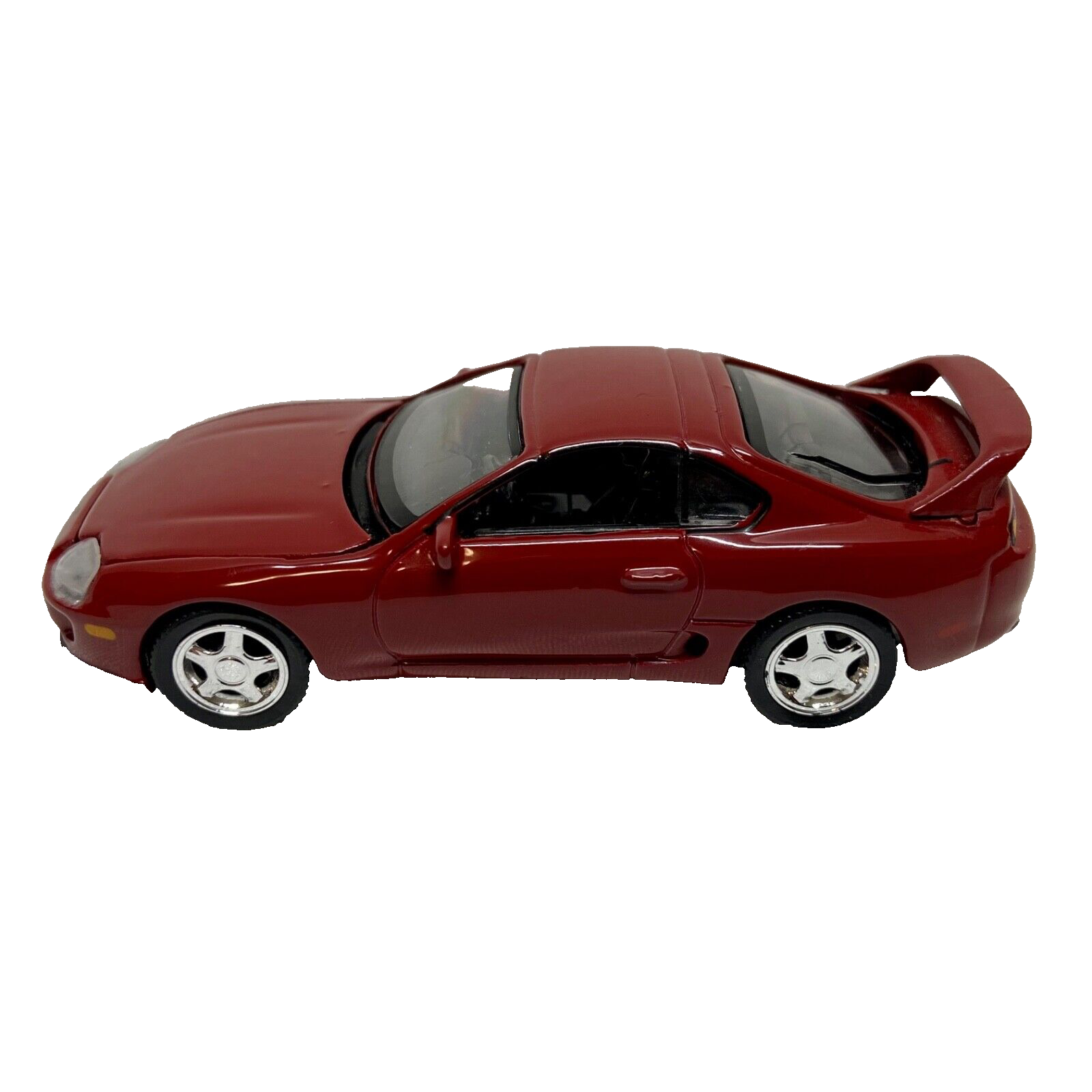 Auto World 1995 Toyota Supra 1:64 Red Die-cast Model Car Loose Excellent