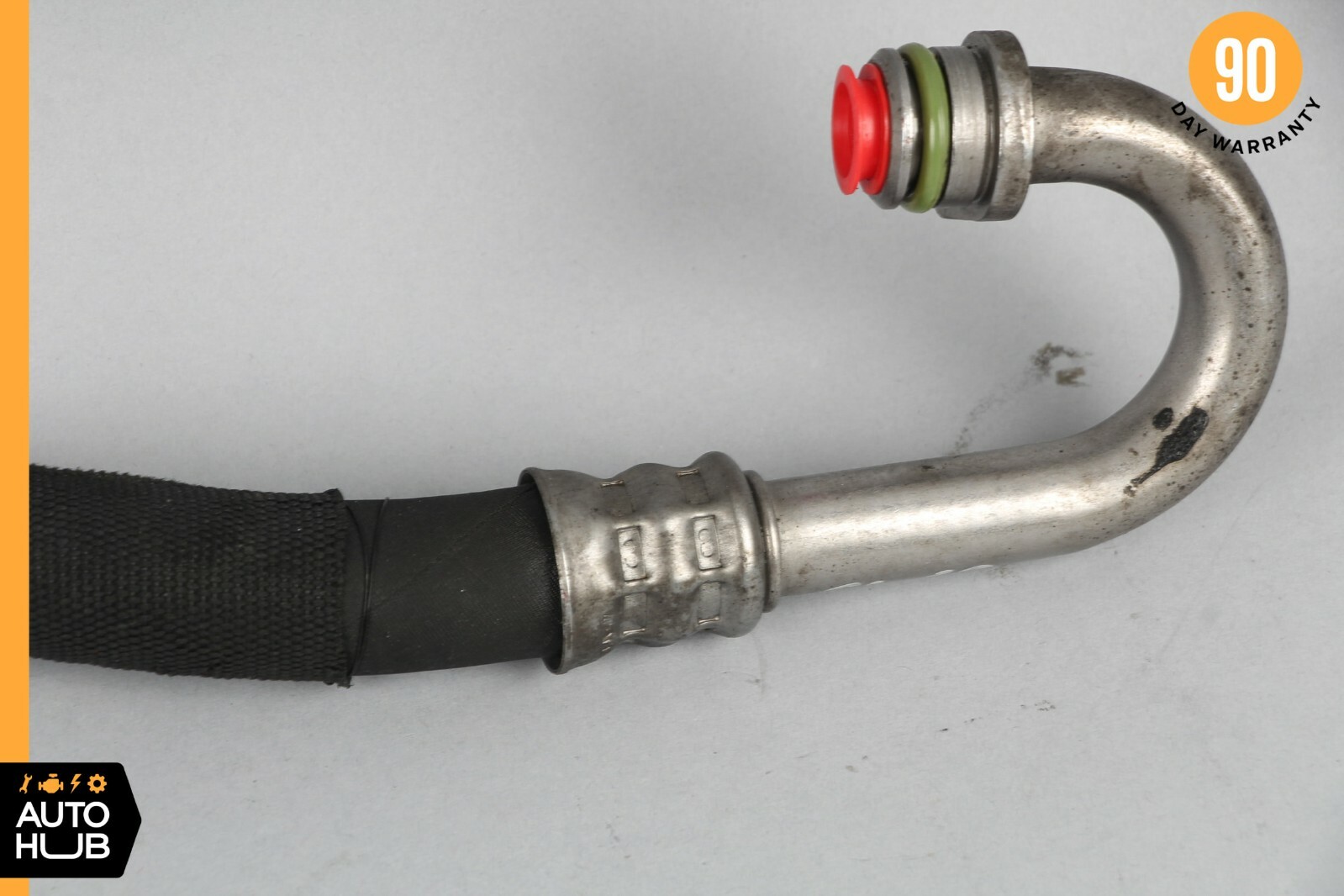 07-11 Mercedes W221 CL63 S63 AMG M156 Oil Cooler Hose Line Pipe 
