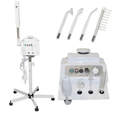 2 in 1 Ozone Aromatherapy Facial Steamer High Frequency Machine Salon Equipment