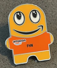 Front 1/2 Nights Shift Amazon Peccy Employee Pin