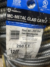 Mc Steel Metal Clad Cable 12/2 Luminaire, 250  