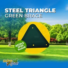 SWING SET STUFF INC. STEEL TRIANGLE BRACE LARGE GREEN attachment sturdy 0273