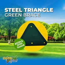 SWING SET STUFF INC. STEEL TRIANGLE BRACE LARGE (GREEN) attachment sturdy 0273