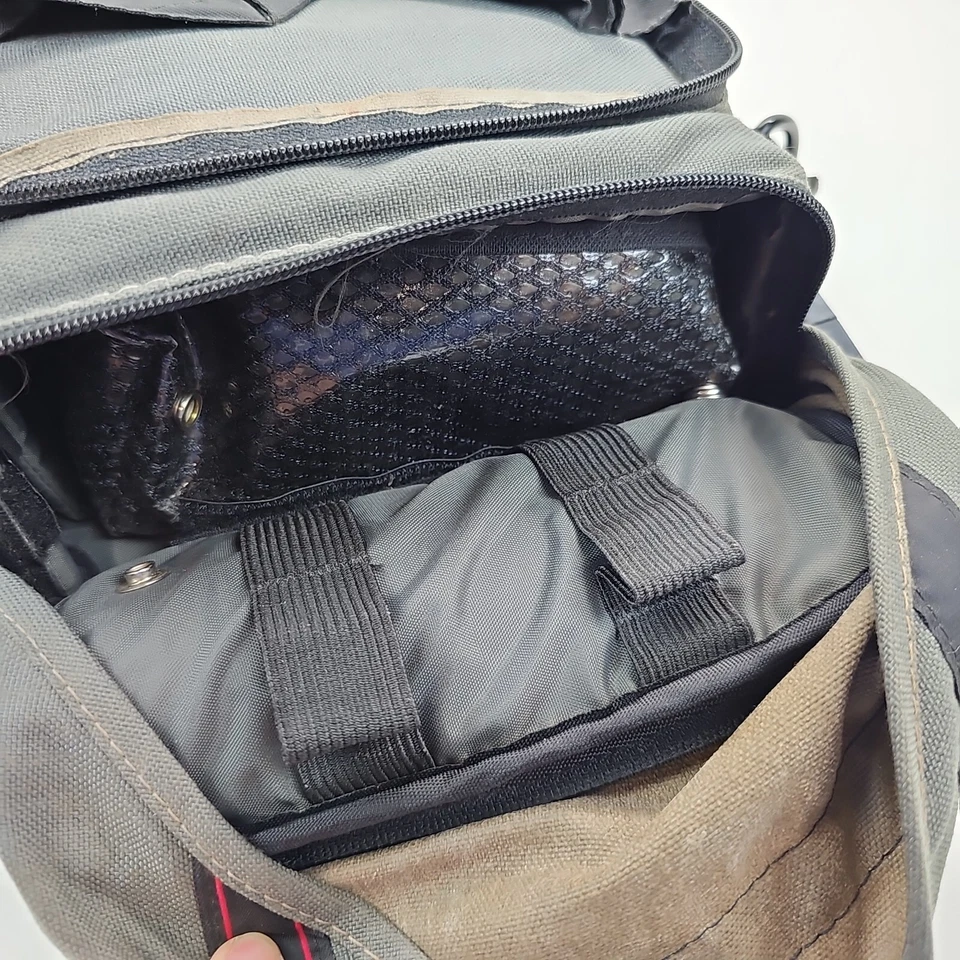 Сумка для фотоаппарата Tamrac 605R 1985 темно-синяя профессиональные наплечные разделители сделано в США - Изображение 4 из 4