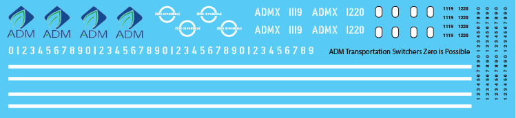 N Scale - ADM Transportation Switcher Locomotives Zero is Possible