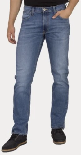 Lee jeans mens Daren regular slim straight stretch fit 'Blue Used' SECONDS L277