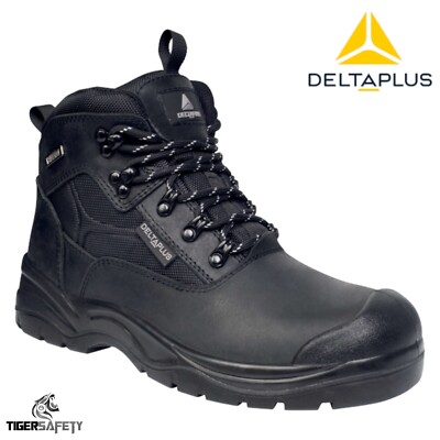Delta Plus Samy 3 S7 SR Black 100% Waterproof Steel Toe Cap Premium Safety Boots