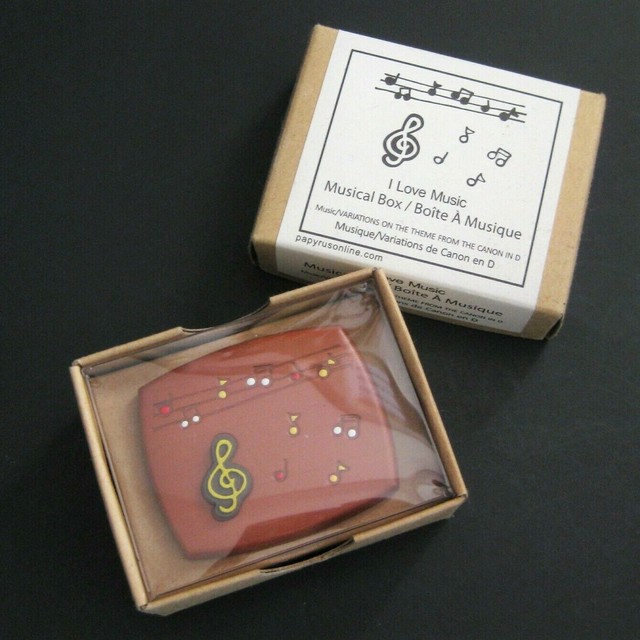 Papyrus collectible music box Black Bear New Wooden "Kommt Ein Vogel