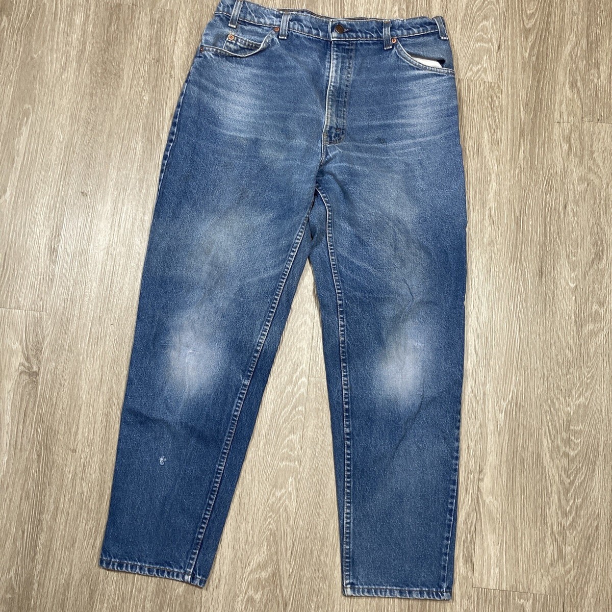 Levis 550 Jeans 36x30 Vintage 80s 90s Orange Tab USA Made Denim 