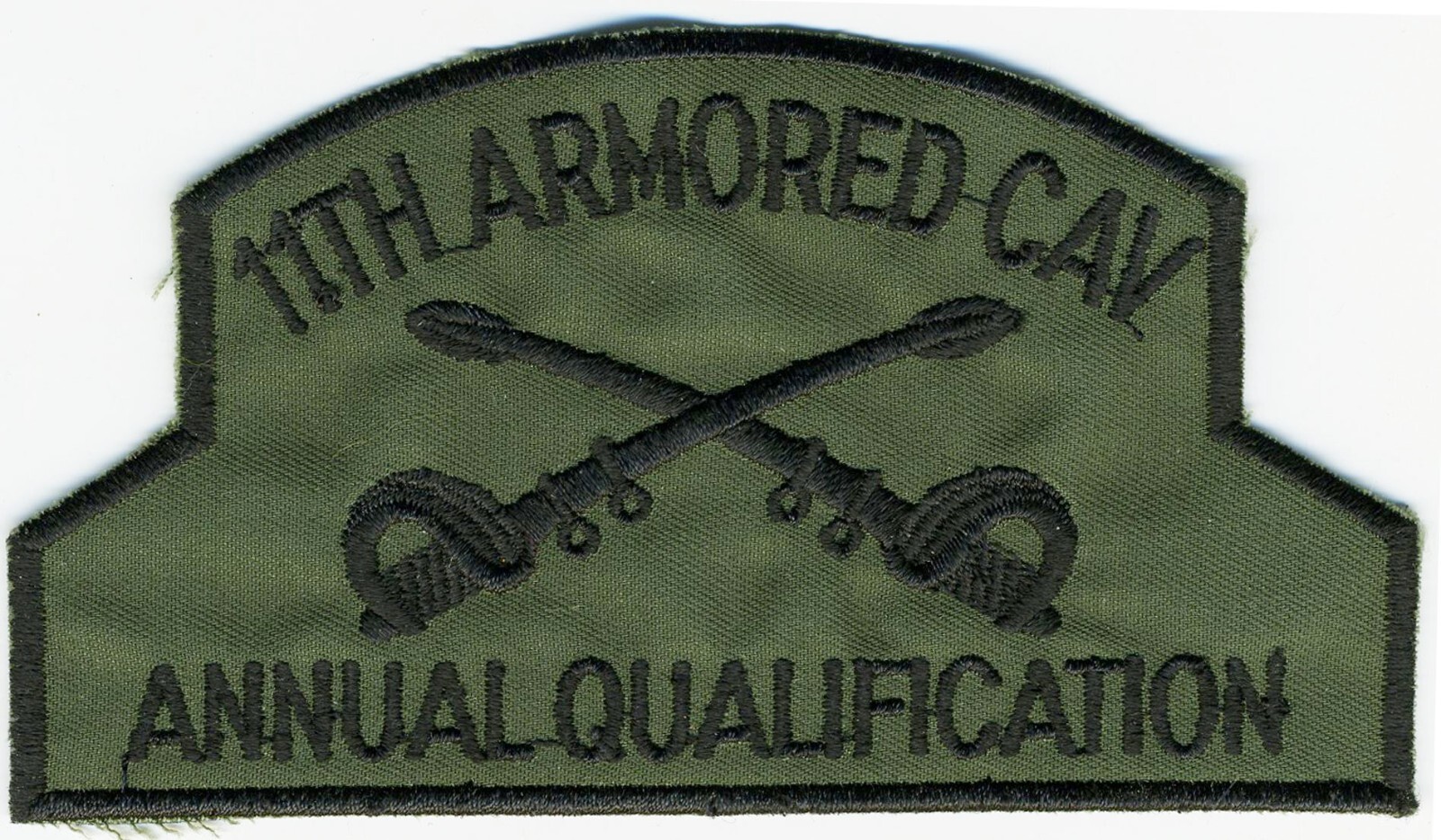 US Army Qualification Patch: 11th Armored Cavalry Regiment