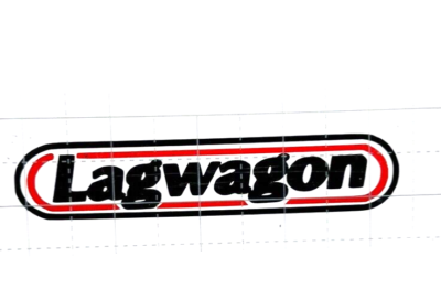 New LAGWAGON Custom Punk Band Decal Sticker Vinyl Handmade Red