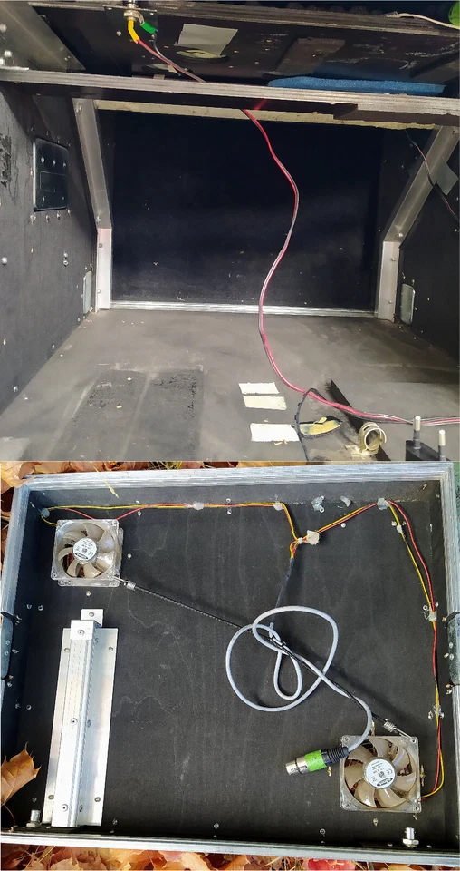 DJ Case Equipment Transportbox Flightcase Winkelrack Koffer silber Labicki modul - Bild 4 von 4