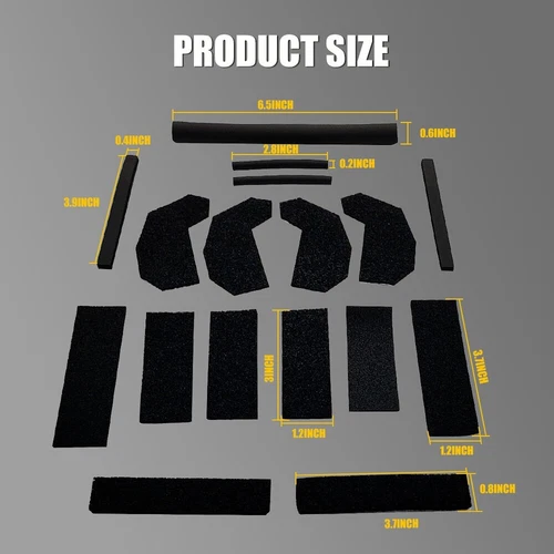 KIT DE SELLO BLOQUEADOR DE ESPUMA DE TECHO DURO PARA REPARAR FUGAS 68026937AB PARA JEEP JK WRANGLER 2007-18 - Imagen 6 de 14