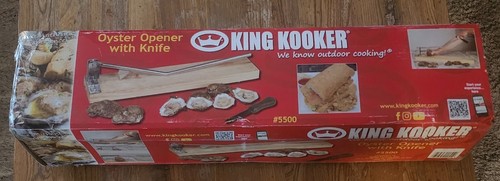 King Kooker 5500 Stainless Steel Oyster Opener, with Knife New