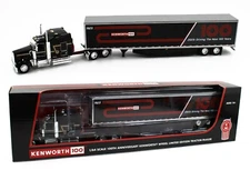 DCP 1:64 *KENWORTH 100th ANNIVERSARY* W900L 86" Studio Sleeper & 53' Van Trailer