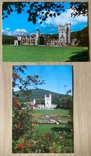 Balmoral Castle Scottish Highlands Exterior Postcard Lot Of 2 Both Unposted