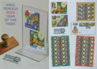 Romania 2022 Chinese New Year, Year of the Tiger, Horoscope, Flower Mi.7975-76