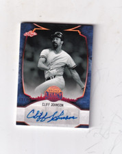 2024 CLIFF JOHNSON LEAF BRONX LEGACY AUTO/AUTOGRAPH  19/75  NEW YORK YANKEES