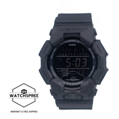 Casio G-Shock GD-010 Bio-Based Black Resin Band Watch GD010-1A1 GD-010-1A1
