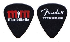 Muzik Mafia Fender Black Guitar Pick - Big & Rich - Gretchen Wilson